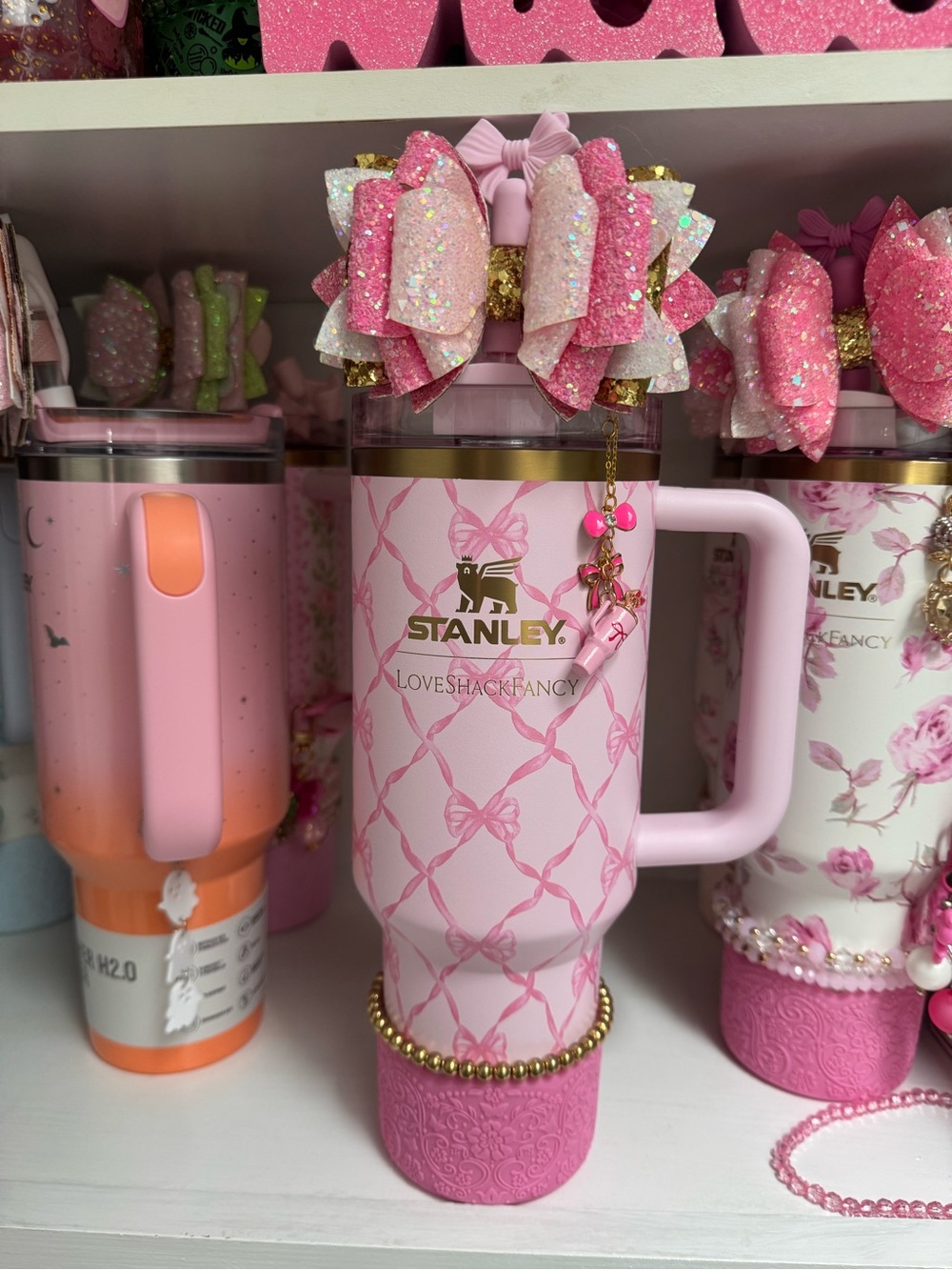 Baby Bow Pink Peppermint Love Shack Fancy Stanley
